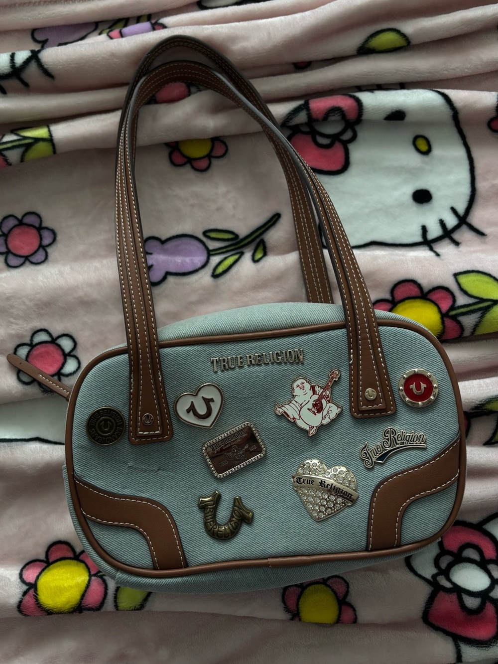 True Religon Arbor Pin Logo Satchel